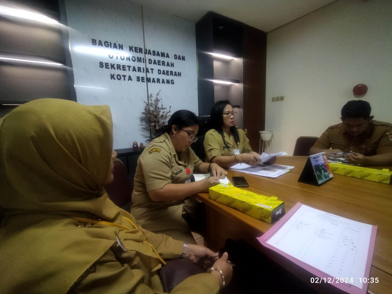Diskominfo Hadiri Rapat Persiapan Penyusunan Data Nota Pelaksanaan Tugas Wali Kota Semarang Tahun 2024